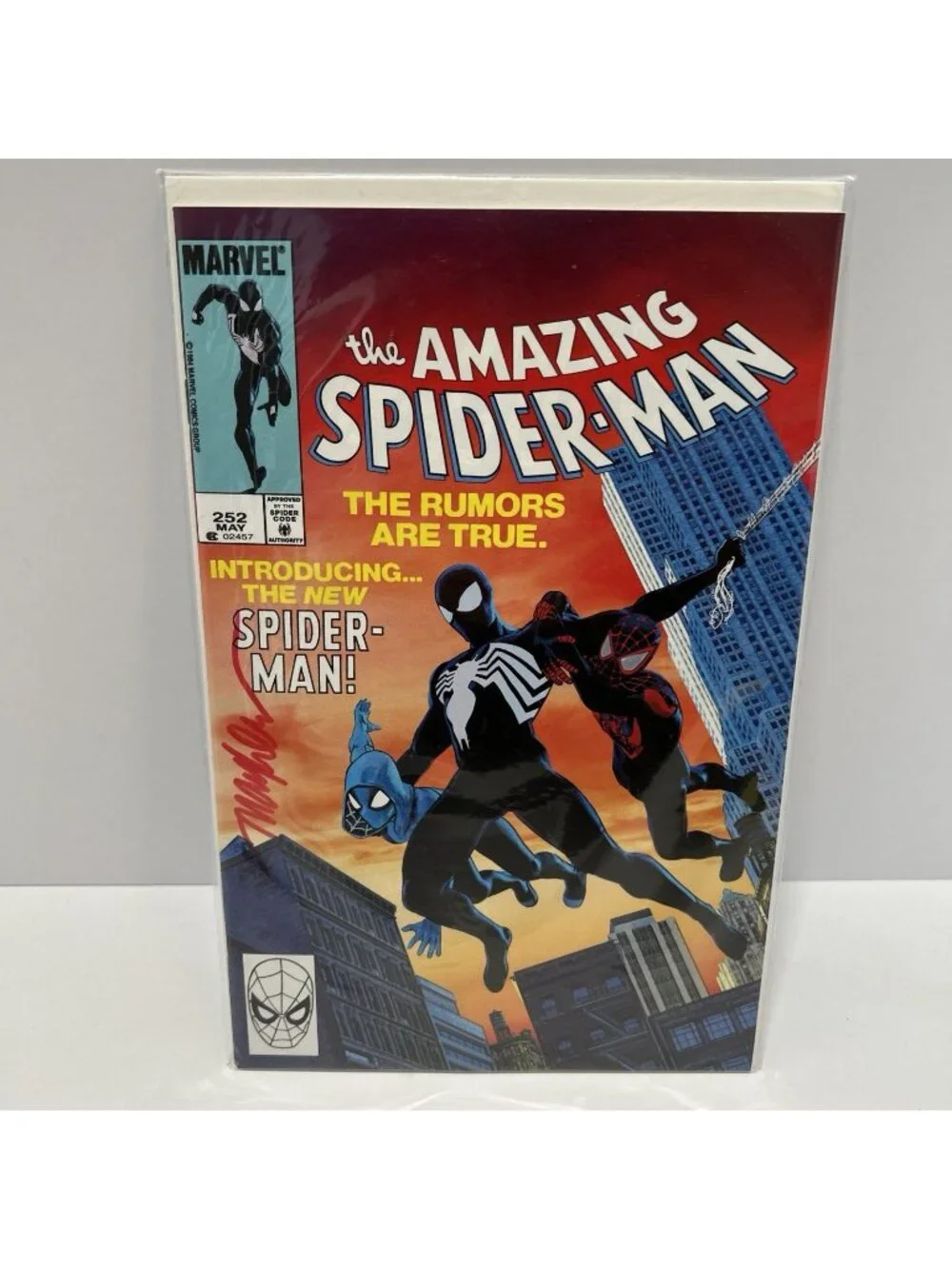 Amazing Spider-Man 252 Facsimile Edition ENHANCED SIGNATURE With COA